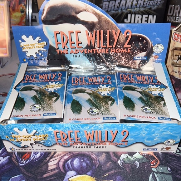 6x MOVIE CARD PACKS - 3x Indiana Jones Chronicles and 3x Free Willy 2 Card Packs - Picture 4 of 5